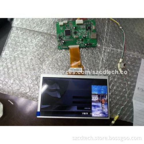 7.0-inch TFT LCD with P-CAP, LVDS Interface, 1,024 x 600P Resolution, Supports Operating with Gloves
